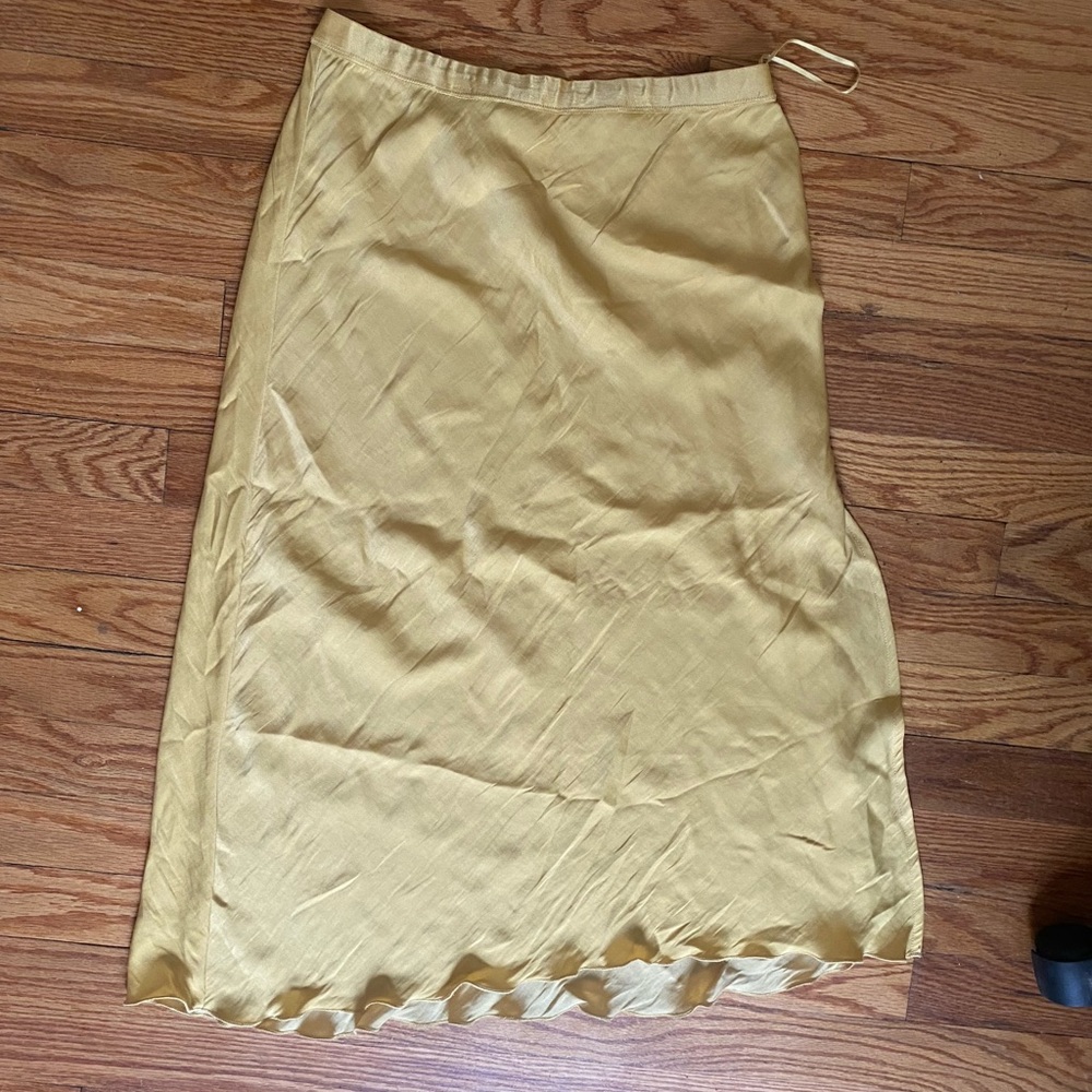 Free People Yellow Sweet Talker Half Slip